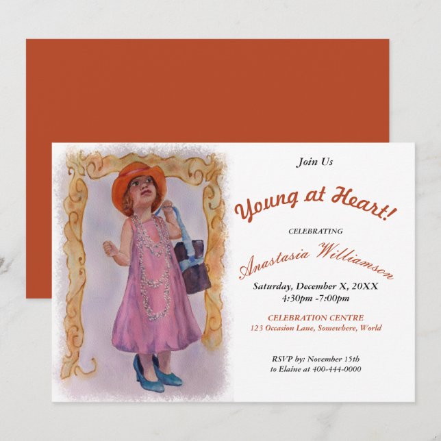 JOVEM DE CORAÇÃO EM QUALQUER IDADE  CONVITE DE FES (Frente/Verso)