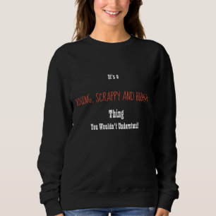 Jovem, imbecil e camiseta com fome