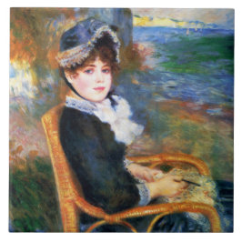 Jovem Mulher do Seashore (por Renoir)
