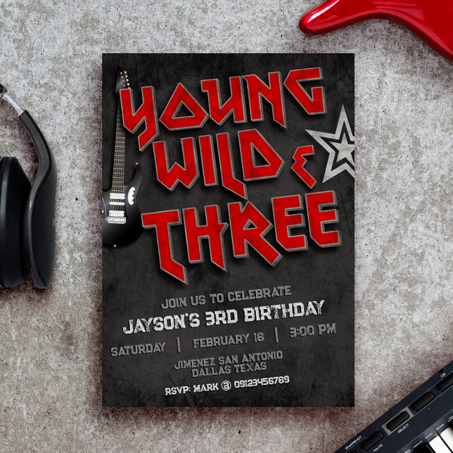 Jovem Selvagem e Convite dos Três Rochas (Young Wild and Three Rock Invitation)