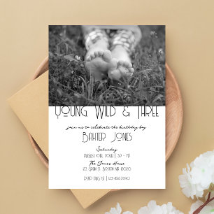 Jovem, Selvagem e Três   Convite Fotográfico B-Day