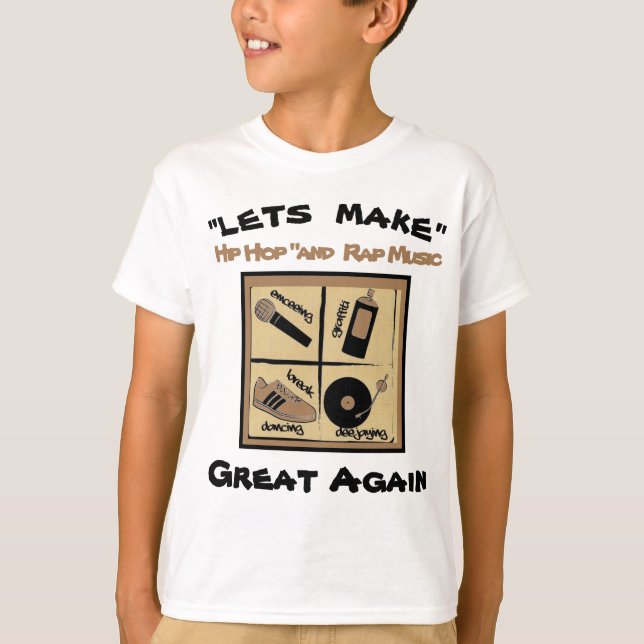 Jovens Quatro Elementos da Camiseta Juventude Hip  (Frente)