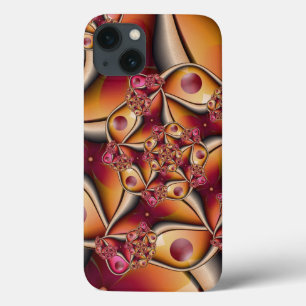 Joy Abstrato Red Orange Fantasy Fractal