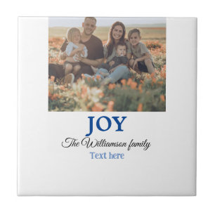 Joy christmas adiciona nome de família presentes d