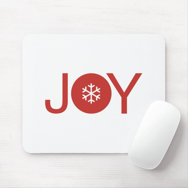 Joy Christmas Mouse Pad (Com mouse)