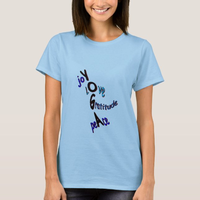 Joy da camisa de Yoga (Frente)
