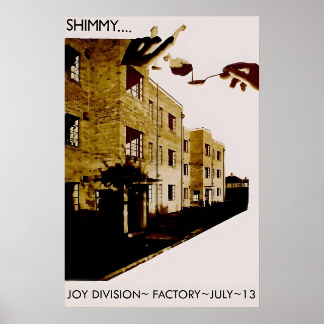 Joy Division 1979 Factory concert Poster Print 1 (Frente)