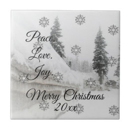 Joy do Amor pela Paz | Natal preto e branco