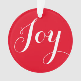 "Joy" Enfeites de natal redondo