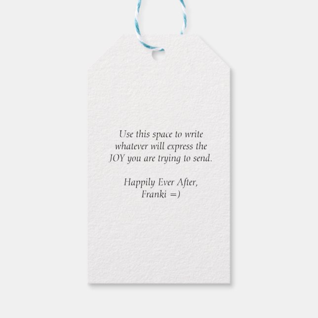 JOY | etiqueta de presente (Verso)