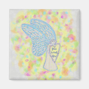 Joy Guardian Angel Art Imãs de geladeira personal