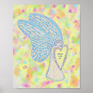 Joy Guardian Angel Art Impressão Poster