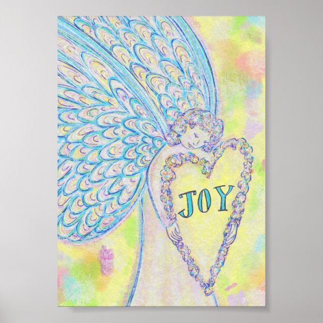 Joy Guardian Angel Poster Art Impressões (Frente)