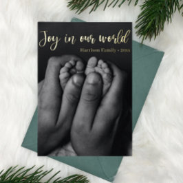 "Joy in our world" Anúncio de Natal