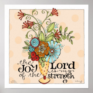 Joy of the Lord - 12 x 12 Art Impressão