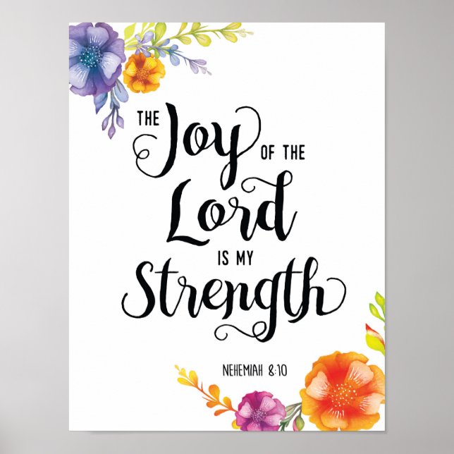 Joy of the Lord Art Poster (Frente)
