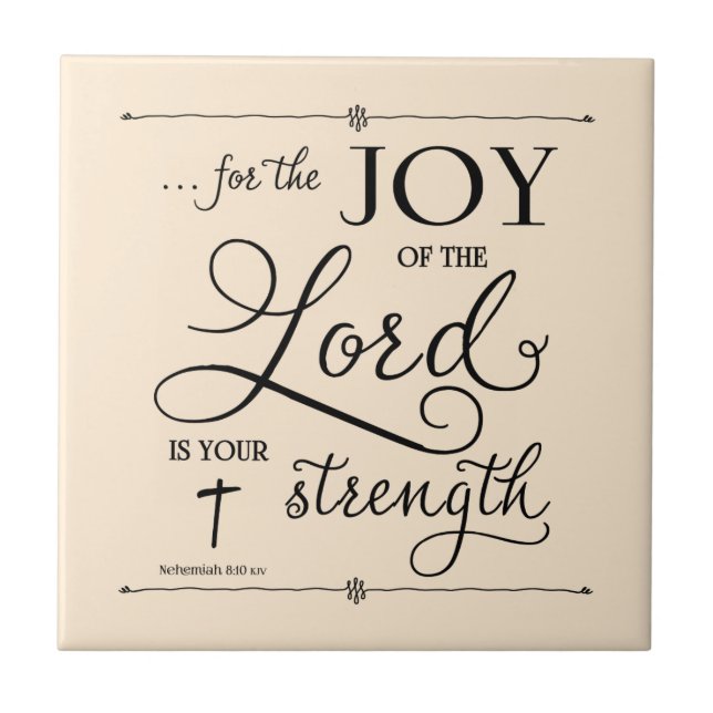 Joy of the Lord - Nehemiah 8:10 (Frente)
