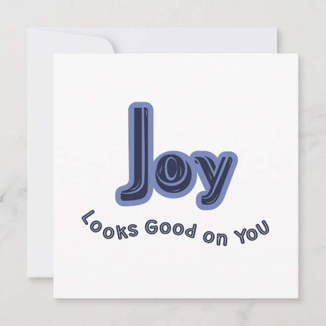 Joy parece bom em você (Frente)