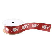 Joy Red Ribbon de Natal