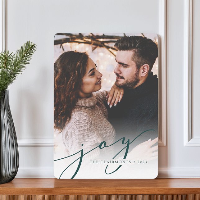 Joy Script | Cartão com fotos de Natal (Criador carregado)