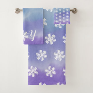 Joy Snowflake Bath Toalha