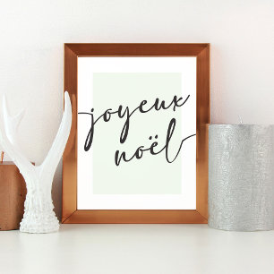 Joyeux Noel Art Impressão ou Poster