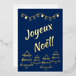 Joyeux Noel Christmas Lights Xmas Tree Blue