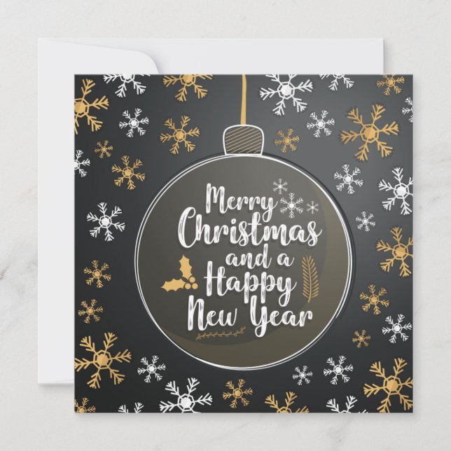 Joyeux Noël et bonne année (Frente)