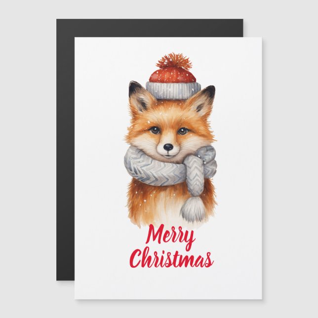 Joyeux Noël Santa Fox (Frente/Verso)