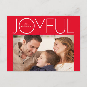 JOYFUL HOLIDAY   Adicione o seu cartão postal foto