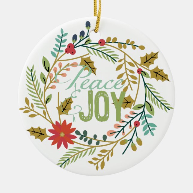 Joyful Joy Enfeites de natal (Frente)
