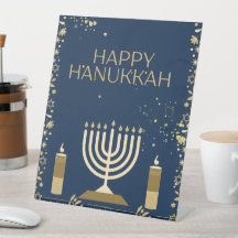 Joyous Hanukkah Celebração!" Cartões de agradecime