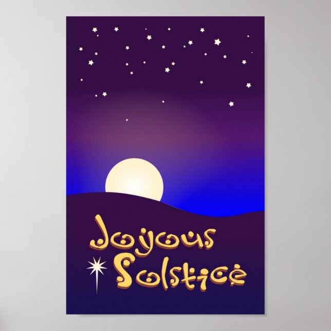 Joyous Solstice 8 x 12 Poster (Frente)
