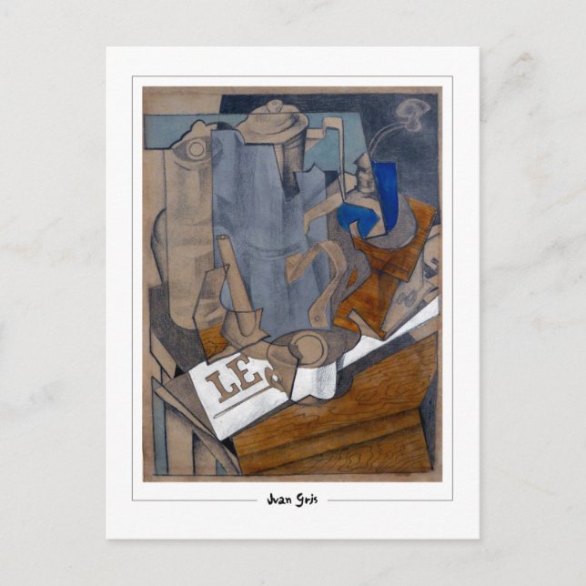 Juan Gris #284 - Cartão Postal de Arte Fina (Frente)
