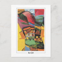 Juan Gris #9 - Cartão Postal de Arte Fina