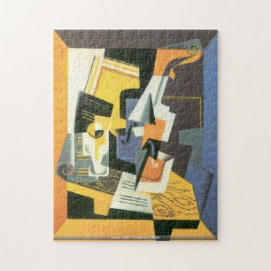 Juan Gris - quebra-cabeça do violino e do vidro