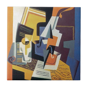 Juan Gris - Violin e Glass - Abstrato Art