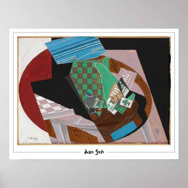 Juan Gris Zedign Art Poster nº 164 (Frente)