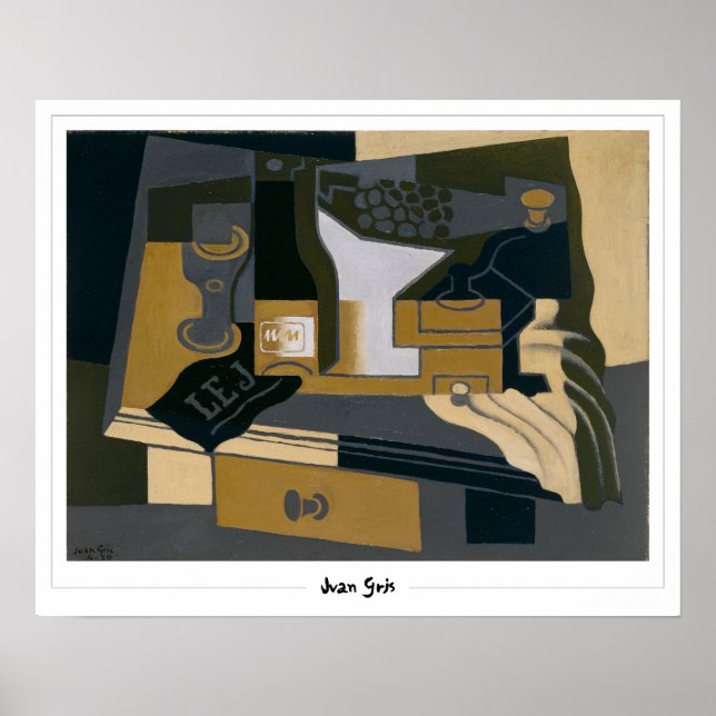 Juan Gris Zedign Art Poster nº 185 (Frente)
