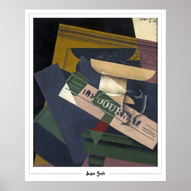 Juan Gris Zedign Art Poster nº 327 (Frente)
