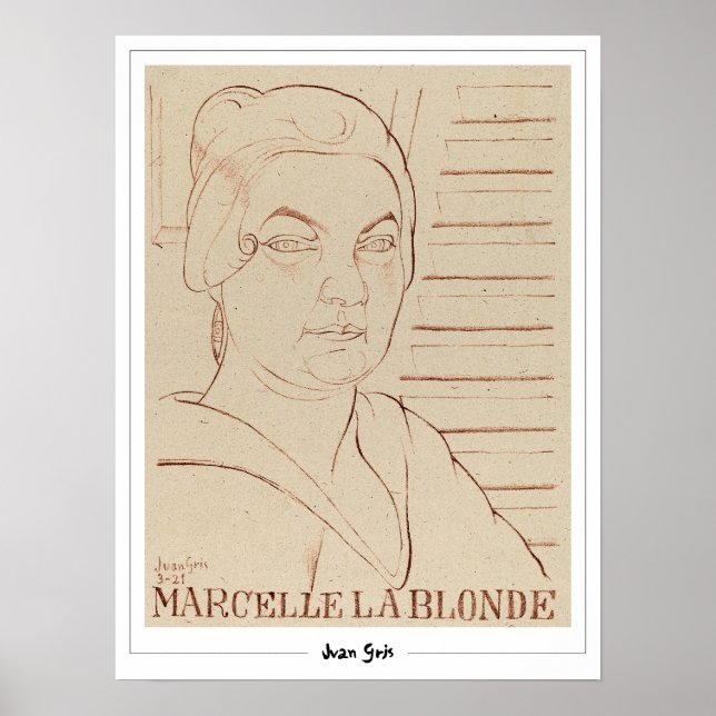 Juan Gris Zedign Art Poster nº 331 (Frente)