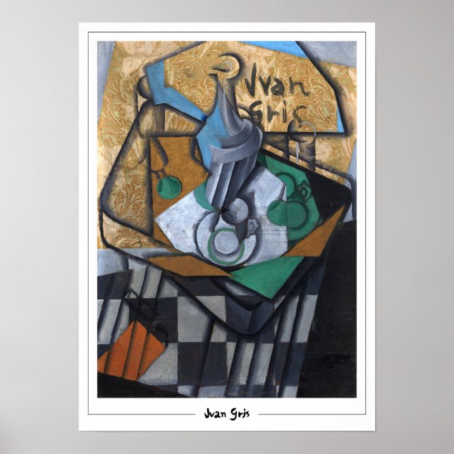 Juan Gris Zedign Art Poster nº 334 (Frente)