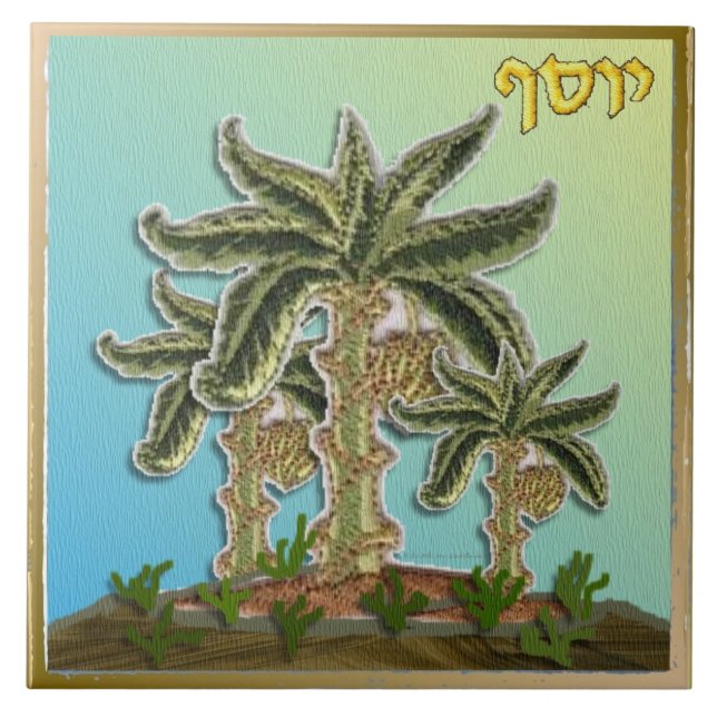 Judaica 12 Tribos De Israel Joseph Art Impressão (Frente)