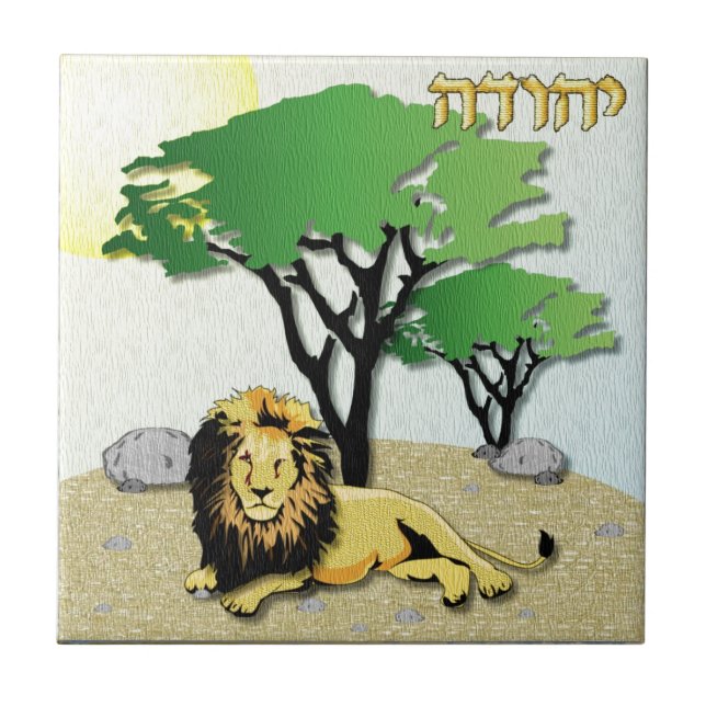 Judaica 12 Tribos Israel Judah (Frente)