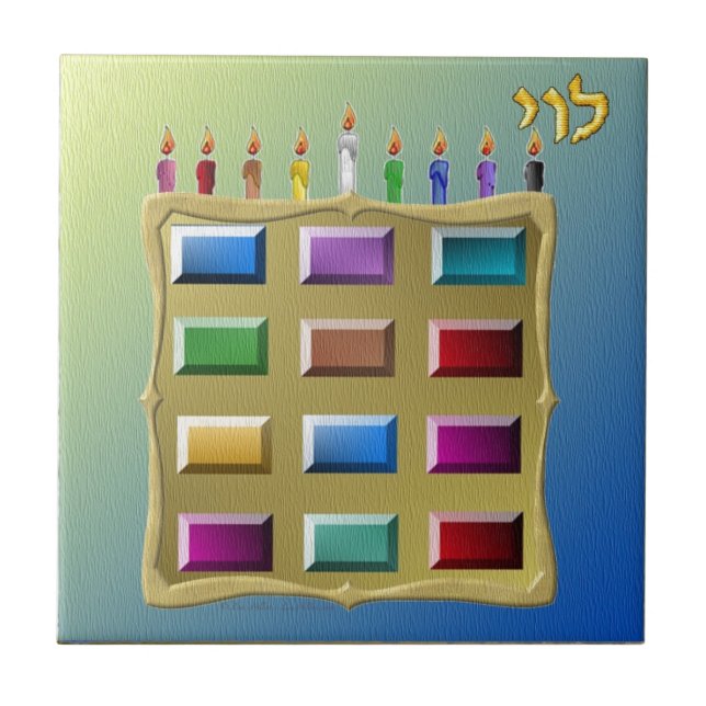 Judaica 12 Tribos Israel Levi (Frente)
