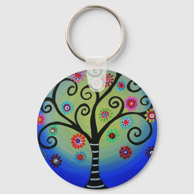 Judaica Tree of Life Chaveiro (Frente)