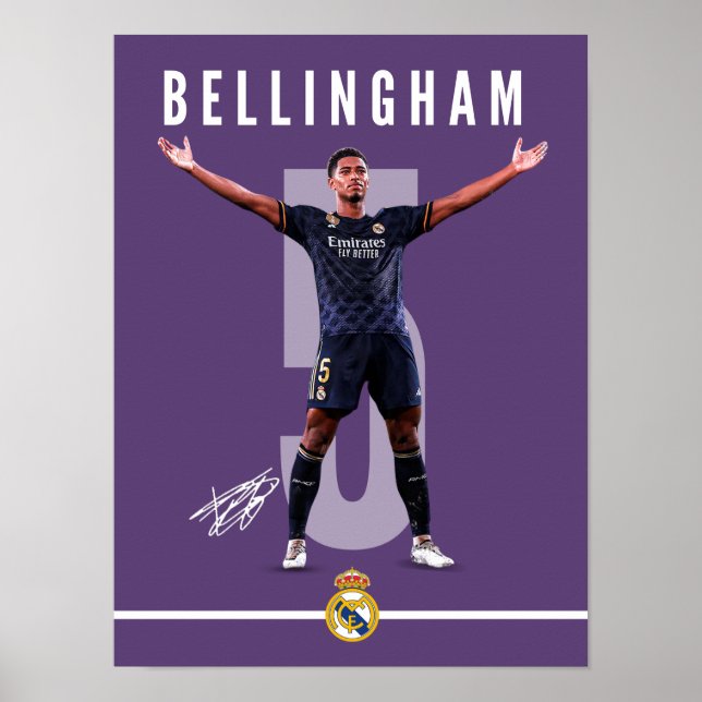 Jude Bellingham Imprimable Poster - Poster de fute (Frente)