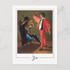 Judith Leyster #1 - Cartão postal de arte fina