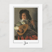 Judith Leyster #61 - Cartão postal de arte fina