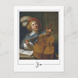 Judith Leyster #8 - Cartão postal de arte fina